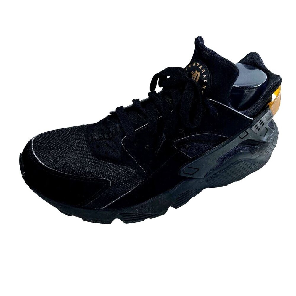 Nike Air Huarache Shoes Mens Size 10.5 Black Running Sneakers 318429-025 - Picture 15 of 16